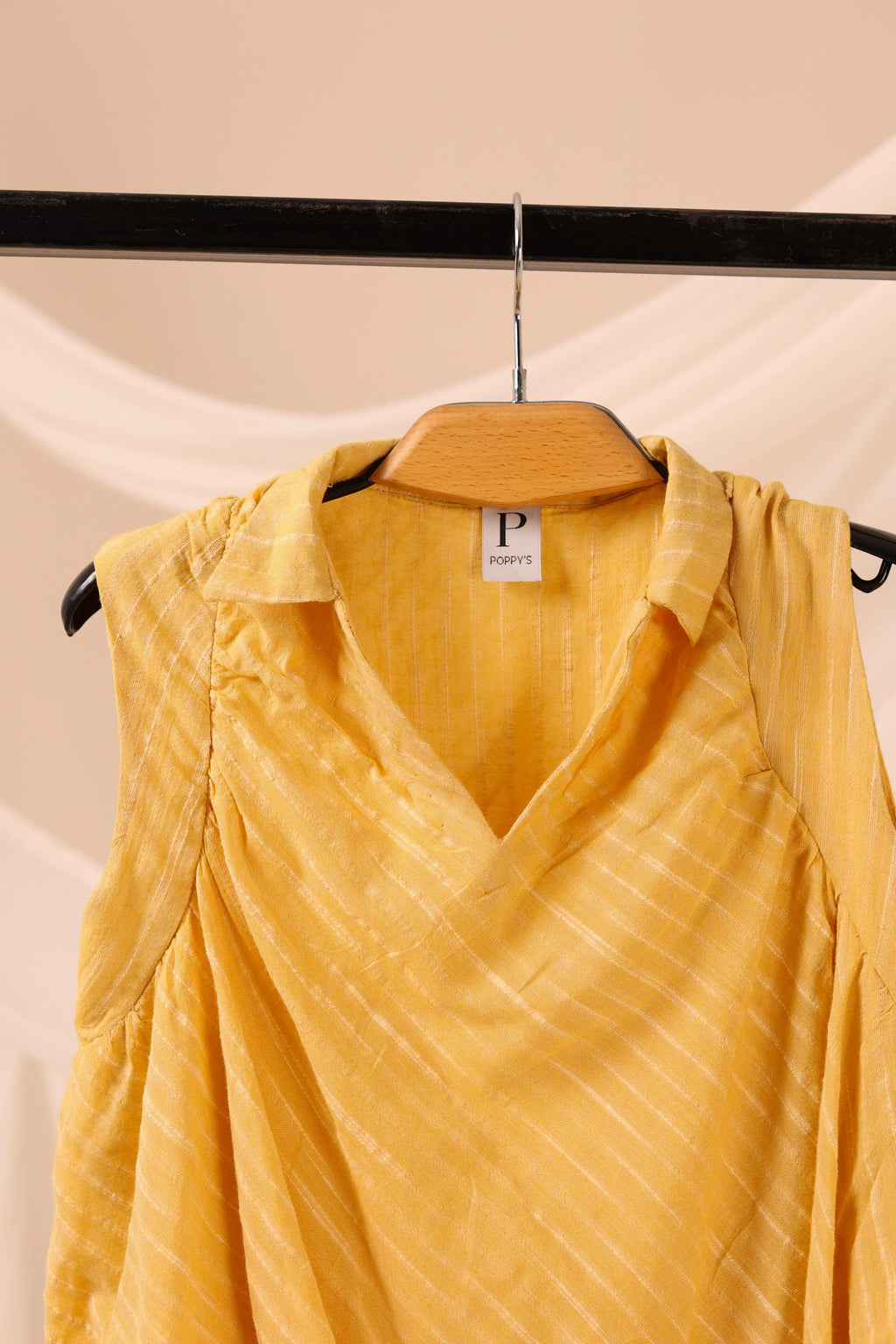 Sunshine Striped Peplum Shirt