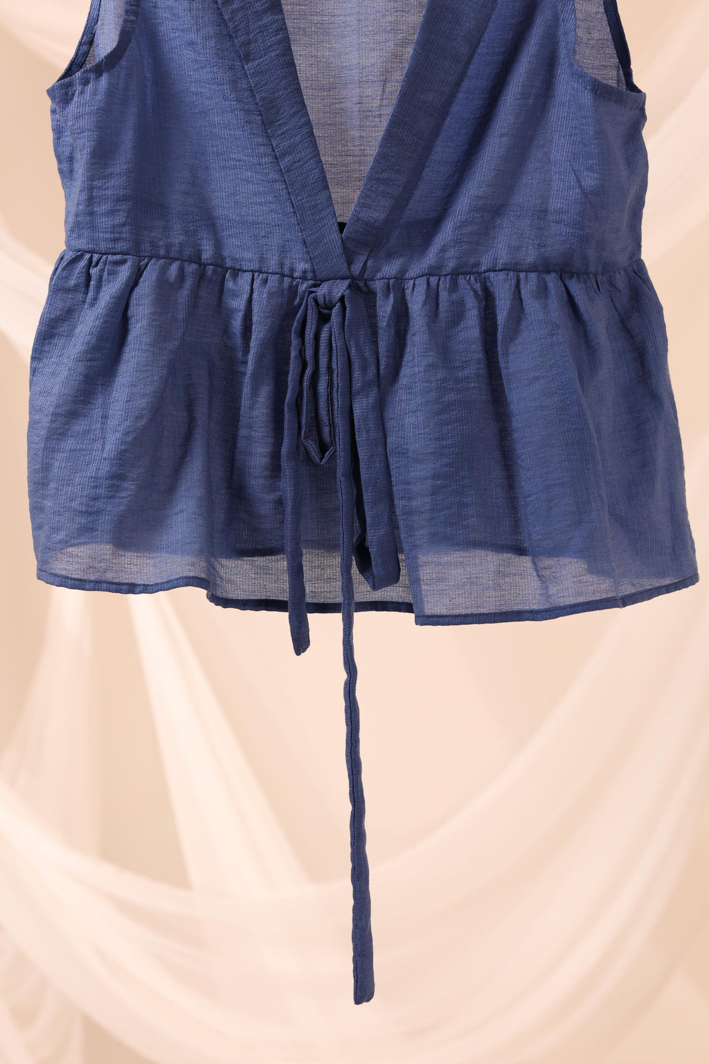 Aurora Indigo Lawn Vest
